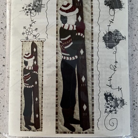 Patch Abilities "SKIER" Mm 01 Quilt Pattern Fabric Included 6x24" Winter - Picture 2 of 3